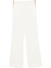 Golden Goose Wide-leg Track Pants In Neutrals