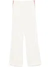 Golden Goose Wide-leg Track Pants In Papyrus