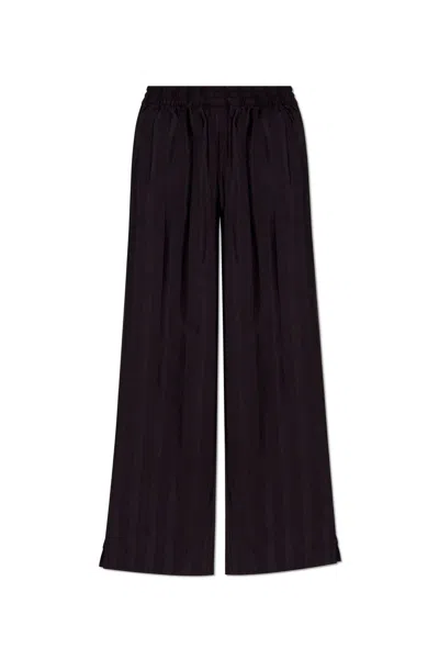 Golden Goose Wide-leg Trousers In Night Shade