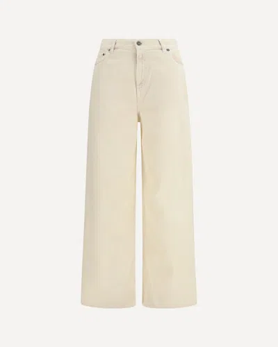 Golden Goose Bicolor Cotton Relaxed Fit Jeans In Neutral