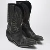 Golden Goose 45mm Wish Star Shiny Leather Ankle Boots