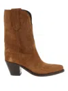 Golden Goose Wish Star Boots In Brown