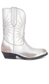 Golden Goose Wish Star Low Boot In 银色