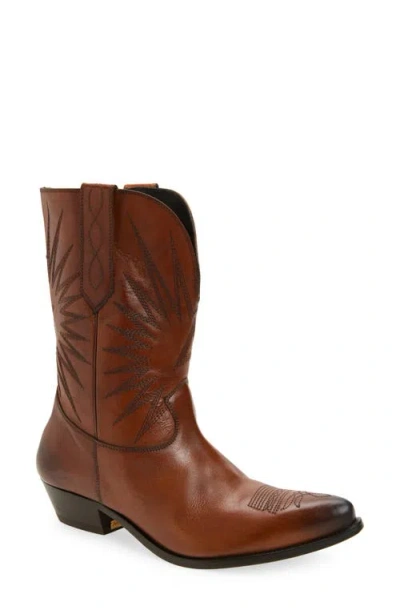 GOLDEN GOOSE GOLDEN GOOSE WISH STAR SHORT WESTERN BOOT