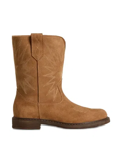 GOLDEN GOOSE WISH YOUNG STITCHED BOOTS