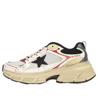 Golden Goose Lightstar Mesh Upper And Heel Leather Toe And Spur Tpu Star In White