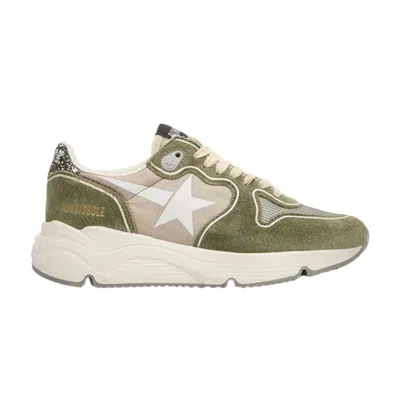 Pre-owned Golden Goose Wmns  Running 'green Silver' | Women's Size 38