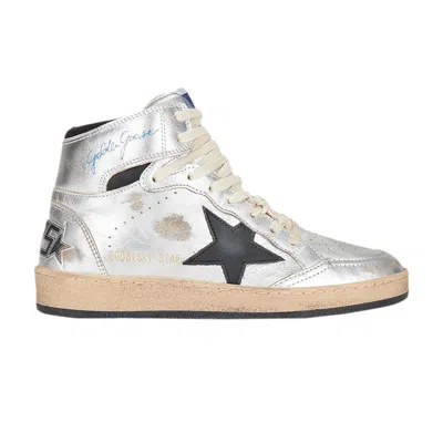 Pre-owned Golden Goose Wmns Sky Star High 'silver' | Women's Size 39