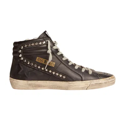 Pre-owned Golden Goose Wmns Slide Sneaker 'black Studded' | Women's Size 40