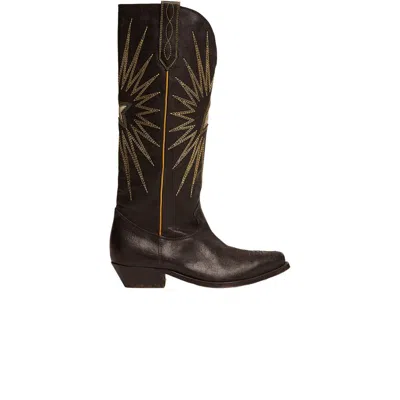 Pre-owned Golden Goose Wmns Wish Star Boots 'black' | Women's Size 36