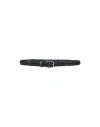 Golden Goose Woman Belt Black Size 34 Soft Leather In Black