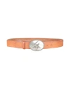 Golden Goose Woman Belt Brown Size 36 Leather In Brown
