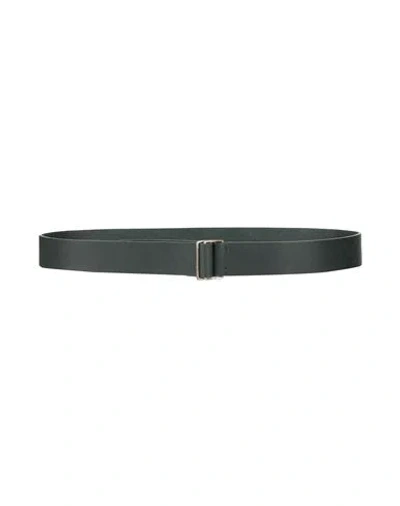 Golden Goose Woman Belt Dark Green Size 38 Leather