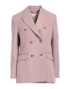 Golden Goose Virgin Wool Blazer In Pink
