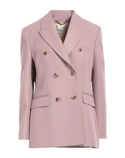Golden Goose Light Pink Double-breasted Wool Jacket