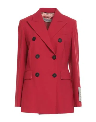 Golden Goose Woman Blazer Red Size 4 Wool, Polyester, Elastane