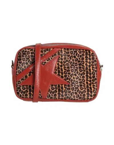 Golden Goose Woman Cross-body Bag Brick Size - Leather In Red
