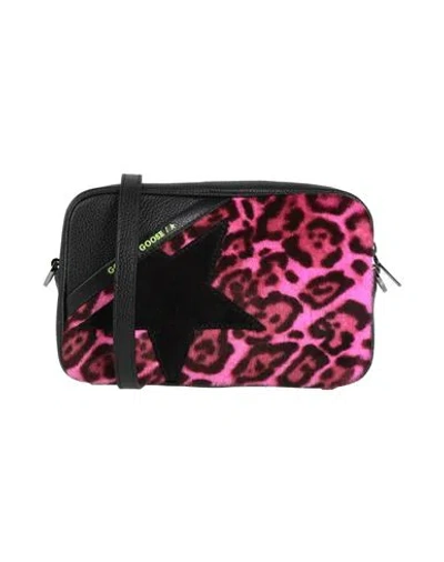 Golden Goose Woman Cross-body Bag Fuchsia Size - Leather