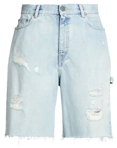 Golden Goose Woman Denim Shorts Blue Size 28 Cotton