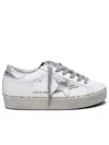 GOLDEN GOOSE GOLDEN GOOSE HI STAR SNEAKERS IN WHITE LEATHER WOMAN