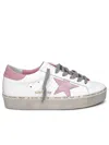 GOLDEN GOOSE GOLDEN GOOSE WOMAN GOLDEN GOOSE HI-STAR WHITE LEATHER SNEAKERS