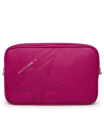 Golden Goose Shoulder Bag In Fuxia Leather In Pink