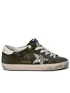 GOLDEN GOOSE GOLDEN GOOSE 'SUPER-STAR CLASSIC' GREEN LEATHER SNEAKERS WOMAN