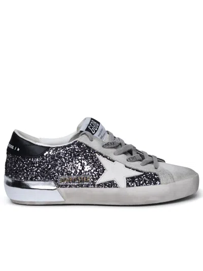 Golden Goose Woman  'super-star Classic' Grey Leather Sneakers In Gray