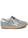 GOLDEN GOOSE GOLDEN GOOSE WOMAN GOLDEN GOOSE 'SUPER-STAR CLASSIC' SNEAKERS IN LIGHT BLUE SUEDE