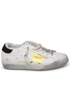 GOLDEN GOOSE GOLDEN GOOSE WOMAN GOLDEN GOOSE 'SUPER-STAR' WHITE NAPPA LEATHER SNEAKERS