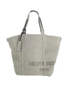 Golden Goose Woman Handbag Military Green Size - Textile Fibers, Leather In Green