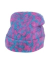 Golden Goose Woman Hat Bright Blue Size Onesize Mohair Wool, Polyamide, Wool In Blue