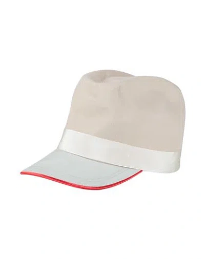 Golden Goose Woman Hat Ivory Size S Wool, Cotton In White
