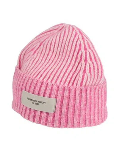 Golden Goose Woman Hat Pink Size Onesize Alpaca Wool, Polyamide, Virgin Wool