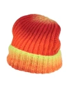 Golden Goose Woman Hat Tomato Red Size Onesize Acrylic, Wool, Alpaca Wool In Red