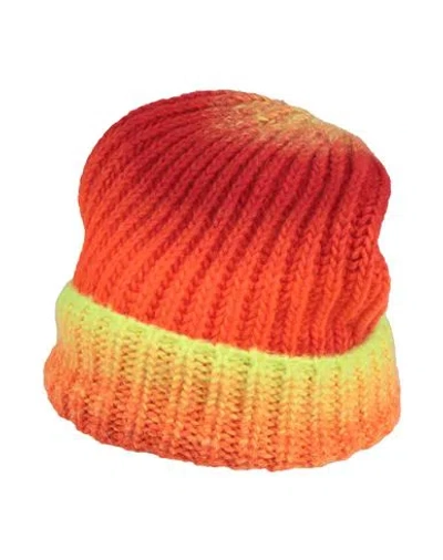 Golden Goose Woman Hat Tomato Red Size Onesize Acrylic, Wool, Alpaca Wool