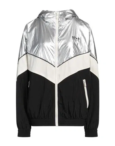 GOLDEN GOOSE GOLDEN GOOSE WOMAN JACKET BLACK SIZE 6 NYLON