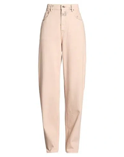 Golden Goose Woman Jeans Beige Size 29 Polyester, Cotton In Neutral