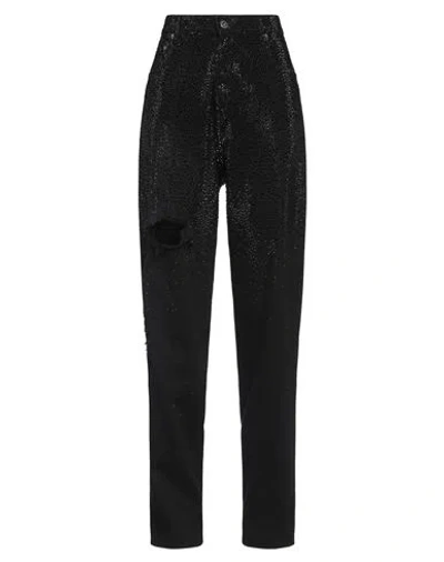 Golden Goose Woman Jeans Black Size 26 Cotton