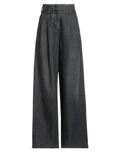 Golden Goose Woman Jeans Black Size 4 Cotton, Polyamide