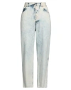 Golden Goose Woman Jeans Blue Size 27 Cotton In Blue
