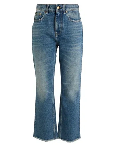 GOLDEN GOOSE GOLDEN GOOSE WOMAN JEANS BLUE SIZE 30 COTTON