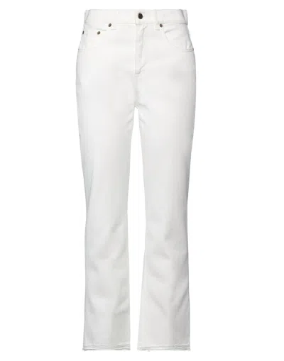 Golden Goose Woman Jeans White Size 27 Cotton