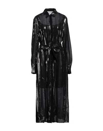 Golden Goose Woman Maxi Dress Black Size 4 Polyester