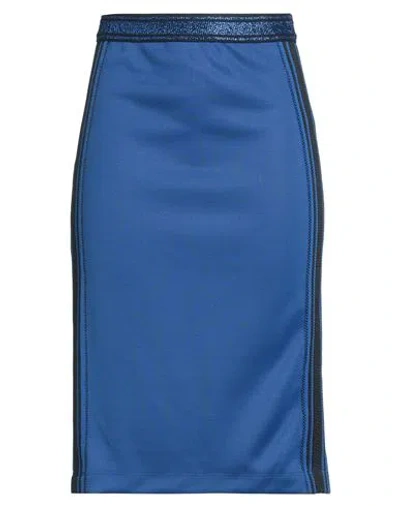 Golden Goose Woman Midi Skirt Blue Size 4 Polyester