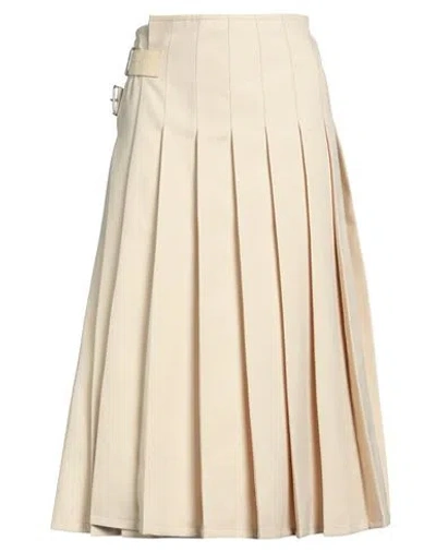 Golden Goose Woman Midi Skirt Sand Size S Polyester In Beige