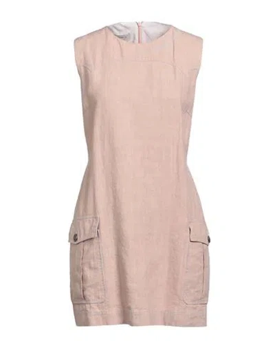 Golden Goose Woman Mini Dress Blush Size 4 Polyester In Pink