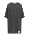 Golden Goose Woman Mini Dress Lead Size S Cotton In Grey