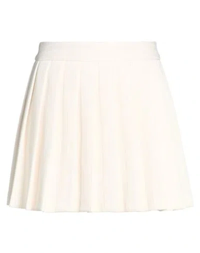 Golden Goose Woman Mini Skirt White Size 6 Polyester, Cotton