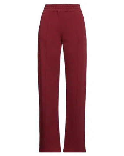 Golden Goose Woman Pants Burgundy Size S Cotton In Red
